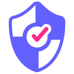 Icono de seguridad digital con candado y escudo